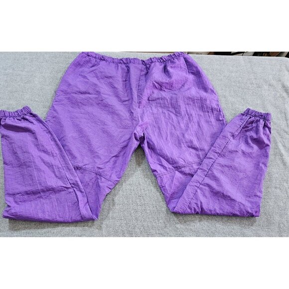 Boathouse XXL Joggers Men Purple Nylon Y2K Zip Elastic Pockets Athleisure Custom - Picture 10 of 11